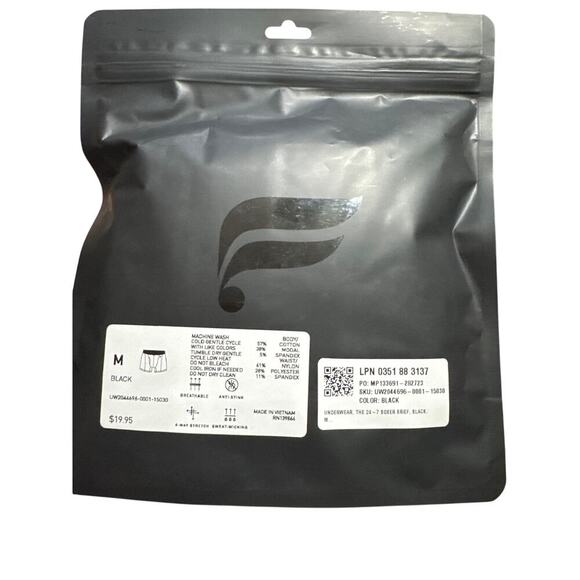 Fabletics Men -  the 24/7 boxer briefs in Black Size M - Picture 2 of 3